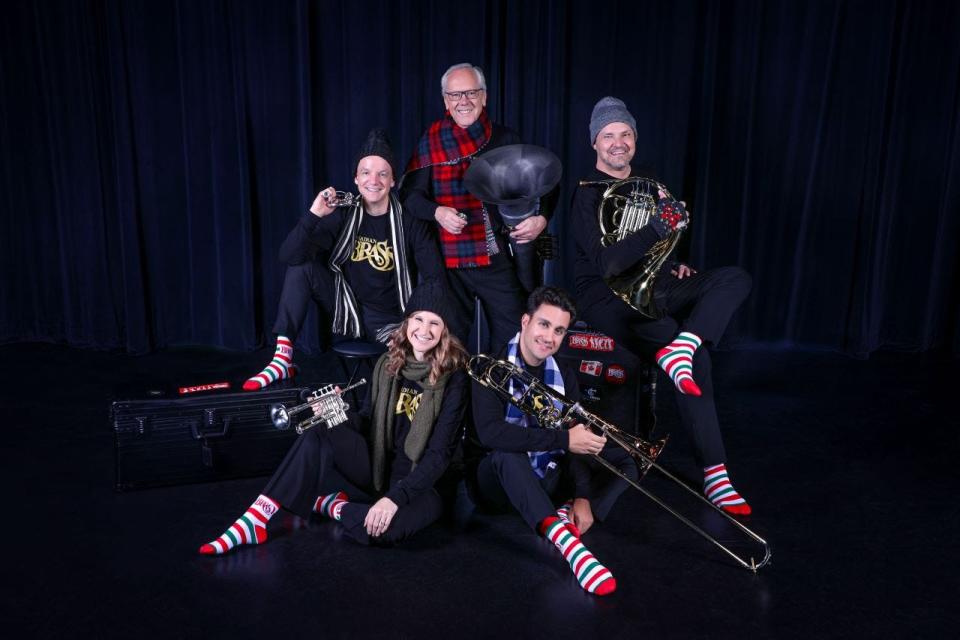 The Canadian Brass perform a holiday concert as a pre-season kick-off for the Sarasota Concert Association.