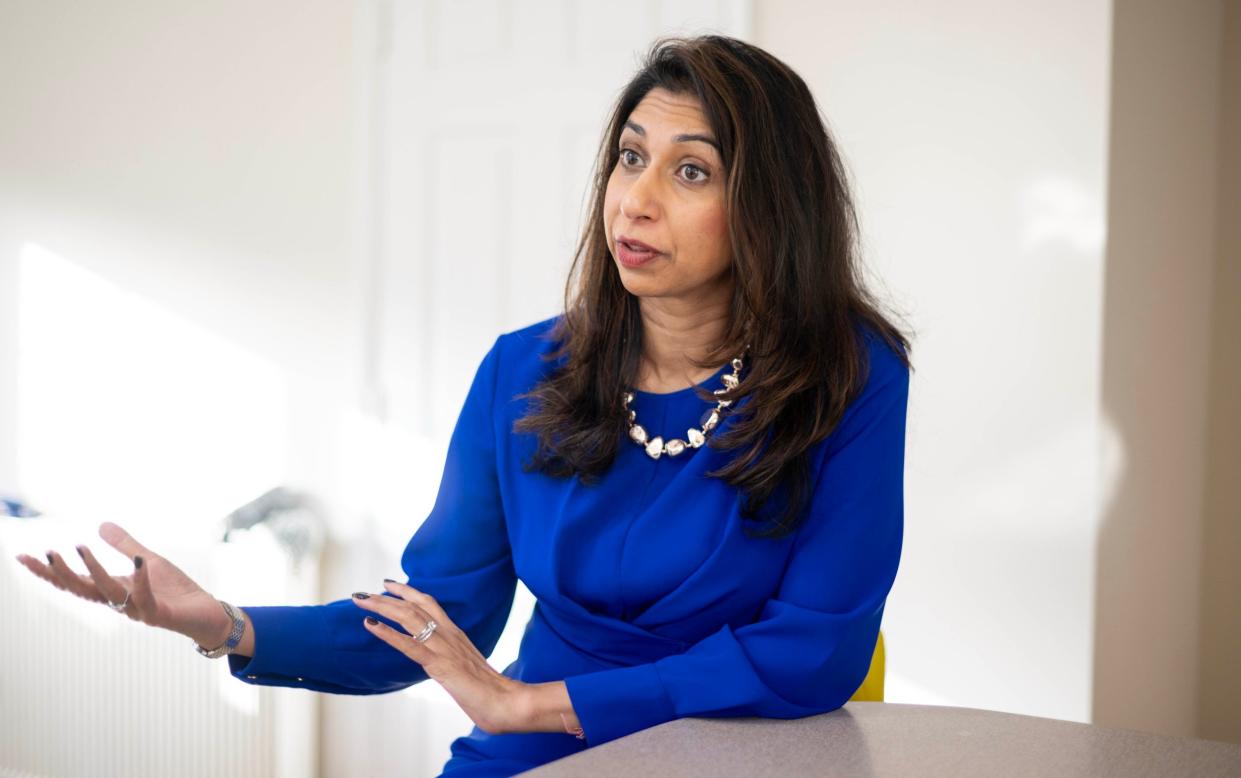 Suella Braverman called on Rishi Sunak to deal with extremism