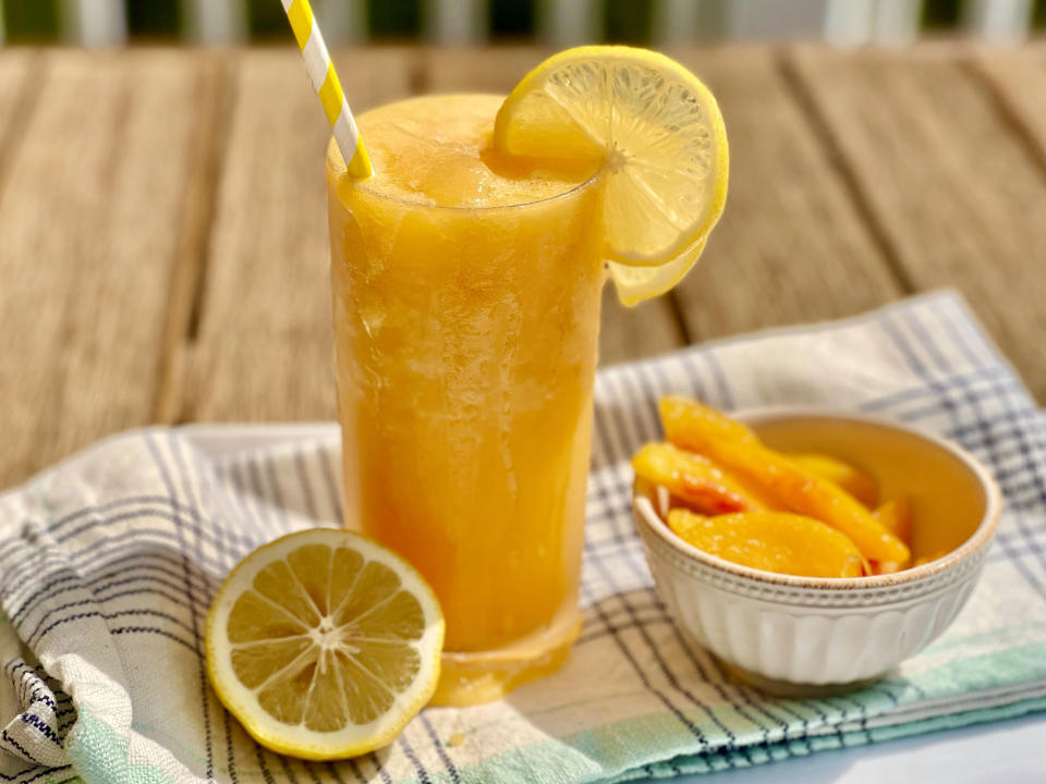 Joy Bauer's Frozen Peach Lemonade. (Courtesy Joy Bauer)