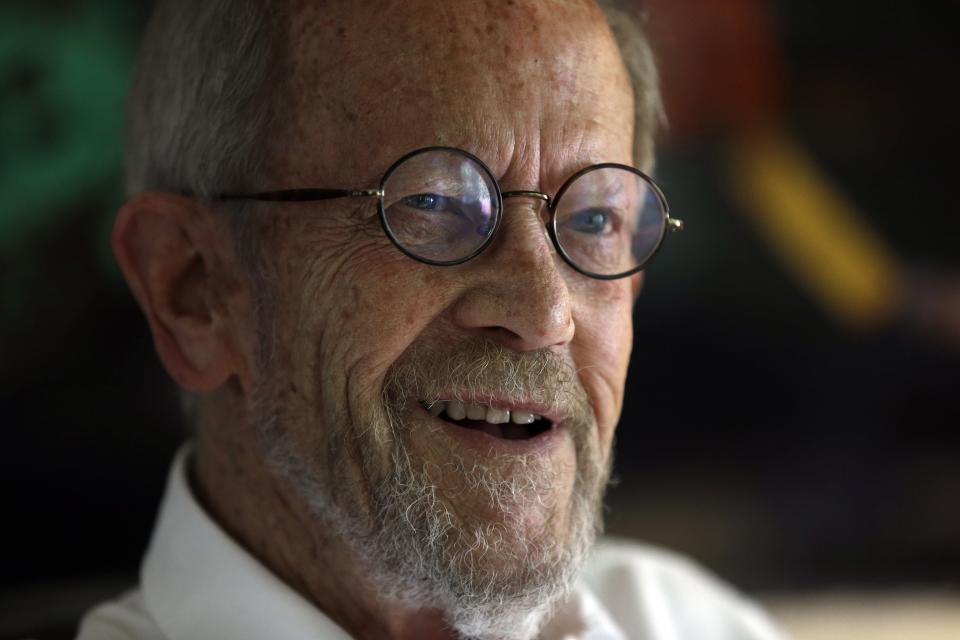 Elmore Leonard, seen here in 2012 at his home in Michigan, also called Florida home and used it as a setting in his stories.