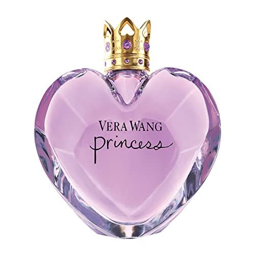 41) Vera Wang Princess Eau de Toilette for Women - Fruity Floral Scent - Sweet Notes of Vanilla, Water Lily, and Apricot - Feminine and Modern - 1.7 Fl Oz