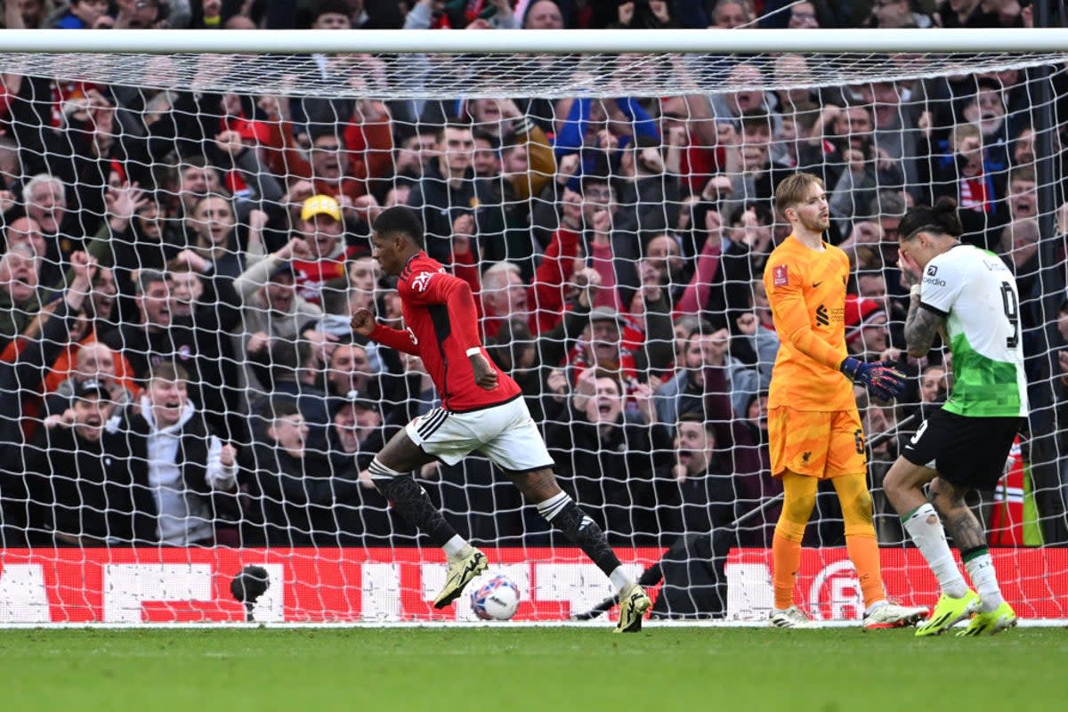 Rashford rescued United before Diallo’s stunning winner (Getty)