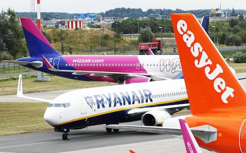 Ryanair and Wizz Air are two of Europe's largest budget carriers - Credit: getty