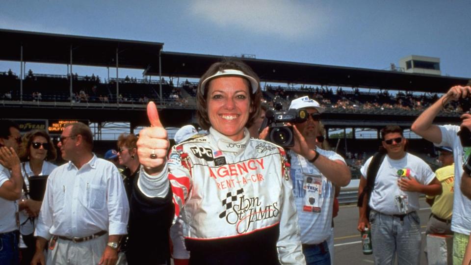 lyn st james, 1992 indy 500 qualifying