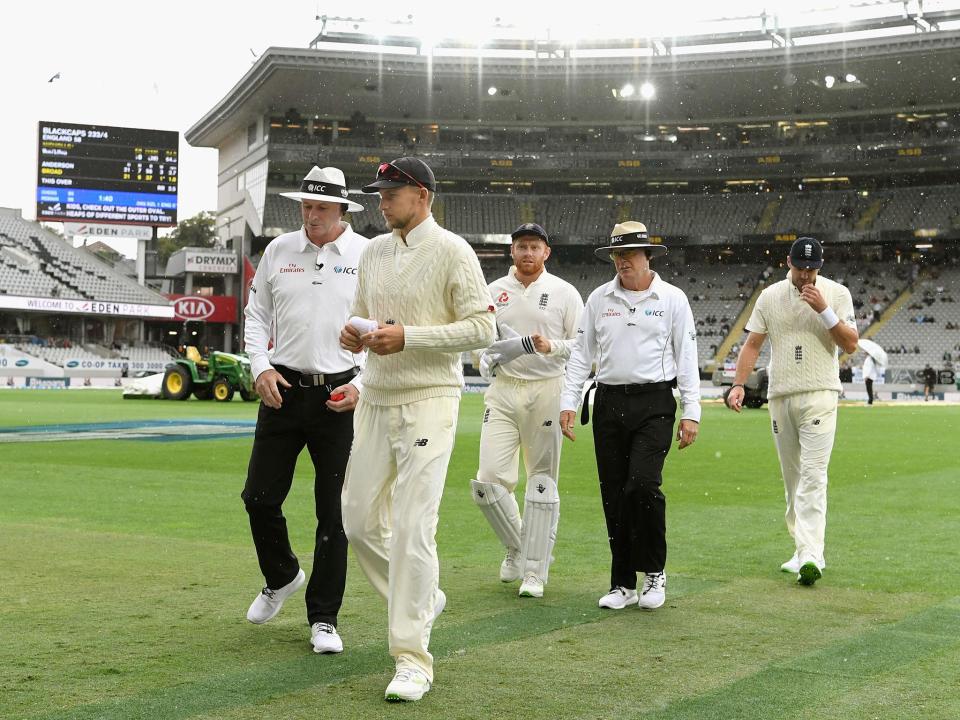 England, though, are still heavy favourites to lose after they were bowled out for 58 inside the first session of the match: Getty