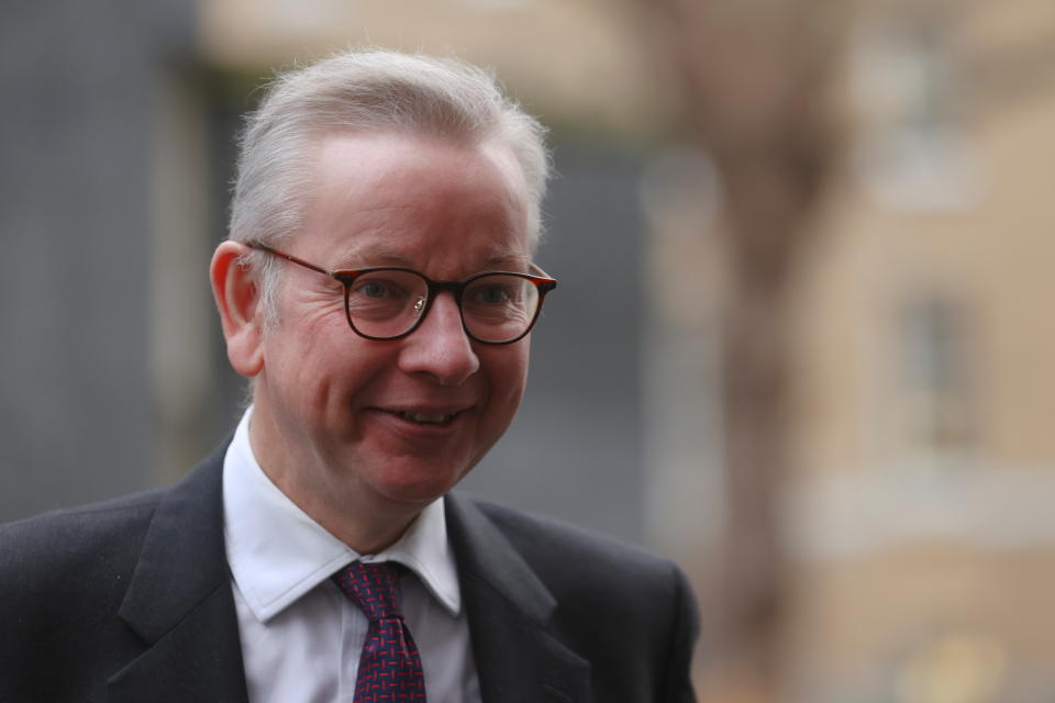 Chaired by Michael Gove the weekly meetings provided an opportunity to identify challenges and find solutions to outstanding issues. Photo: Simon Dawson/Reuters