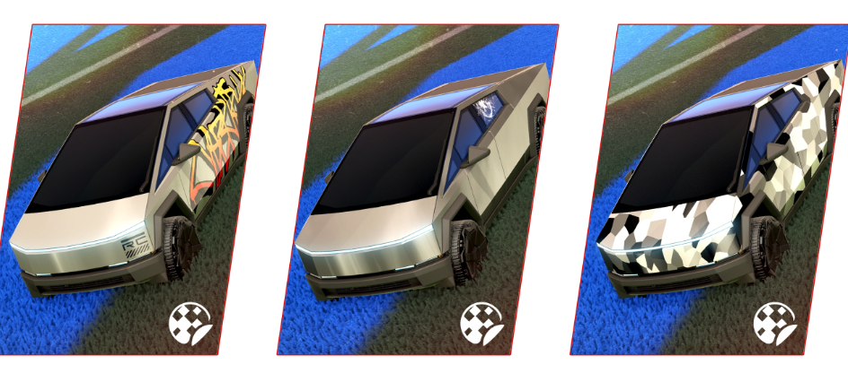 Das neue Cybertruck-DLC-Paket für Fortnite und Rocket League enthält sechs einzigartige Skins, die alle schreien... 