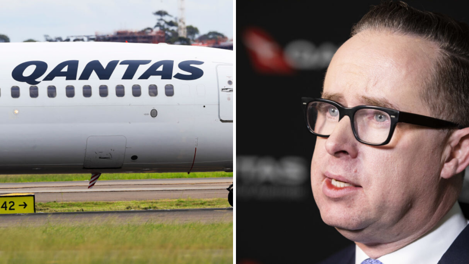 Qantas set to ground majority of international flights. Source: Getty