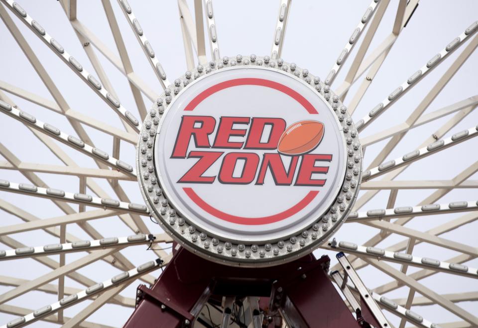 The Red Zone wheel ride is 125 feet high and features 20 gondolas. Formerly located at the I-X Center, the ride was scheduled to open to the public Friday during the Shamrock Shindig.