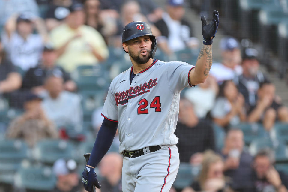 「海怪」Gary Sanchez。(Photo by Michael Reaves/Getty Images)