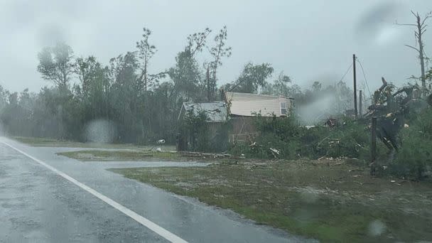 PHOTO: Tornado damage in Hosford, Fla., April 27, 2023. (Garrett Harvey)