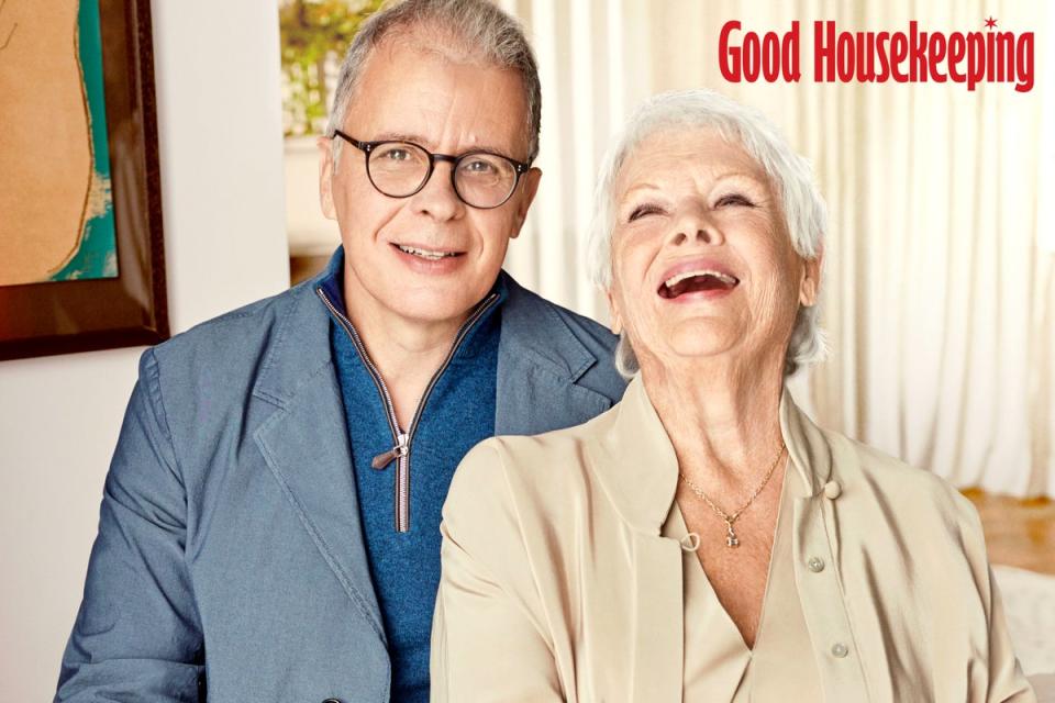 Brendan O’Hea and Dame Judi Dench (Good Housekeeping / David Gubert)