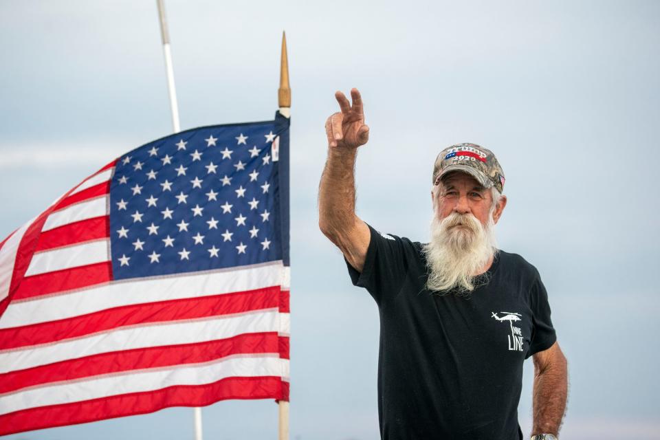 Mark Harvey was from his truck near Mar-a-Lago on May 30, 2024 in Palm Beach, Florida after former President Donald Trump was found guilty on all counts in his New York criminal hush money trial.