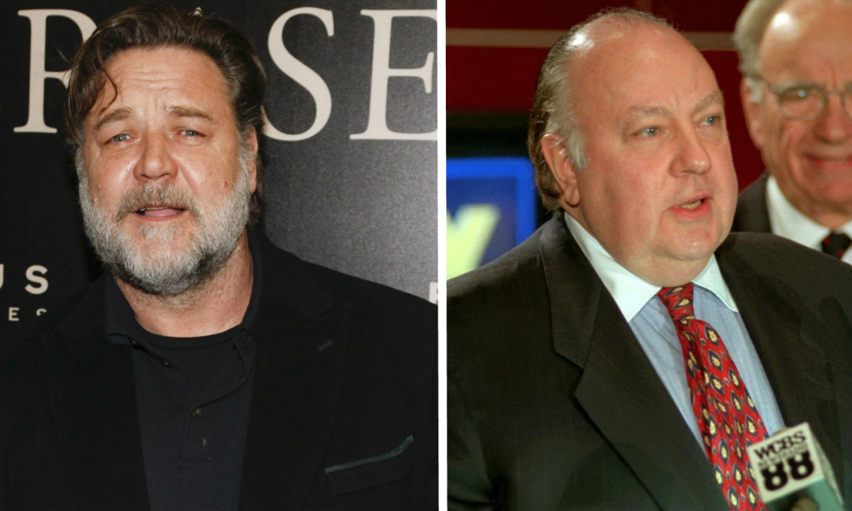 Russell Crowe is playing Roger Ailes in The Loudest Voice in the Room