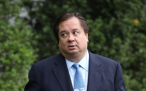 George Conway, a lawyer, has become an increasingly loud critic of Mr Trump on Twitter - Credit:  Chip Somodevilla/Getty 