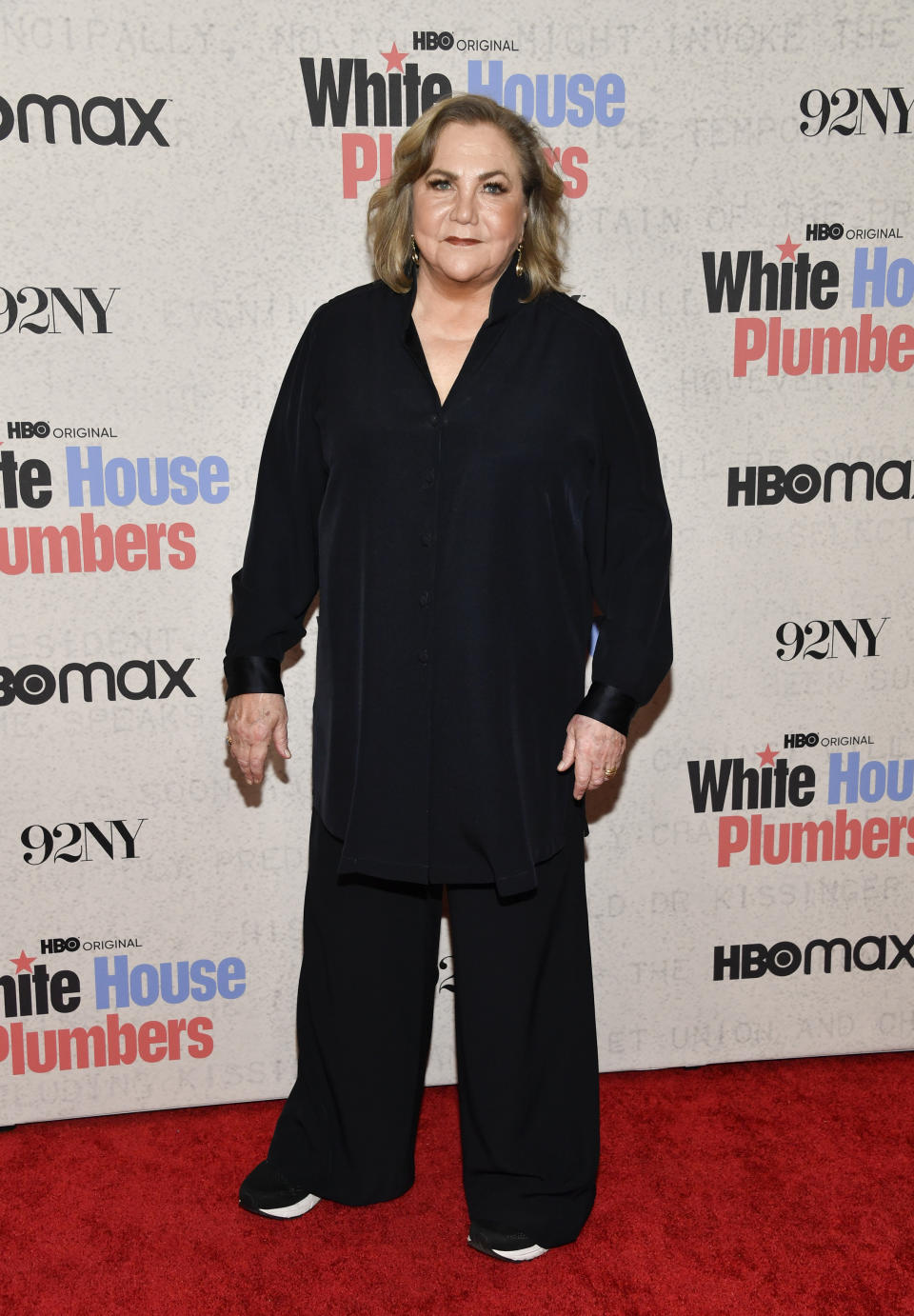 Kathleen Turner attends the premiere of HBO's "White House Plumbers" at the 92nd Street Y on Monday, April 17, 2023, in New York. (Photo by Evan Agostini/Invision/AP)