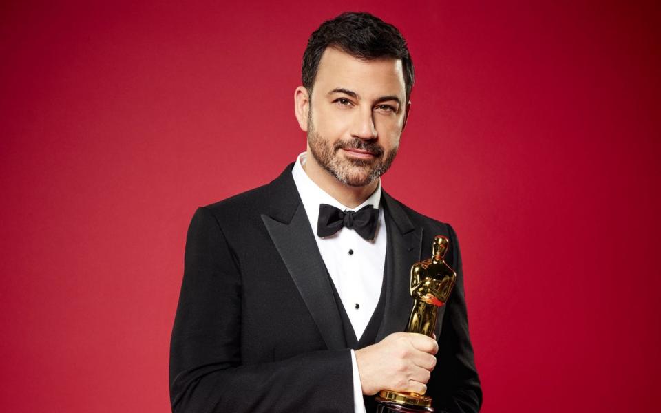 Jimmy Kimmel hosted the Oscars in 2017 and 2018 - but we haven't had a host since then - Jeff Lipsky/ABC/Getty