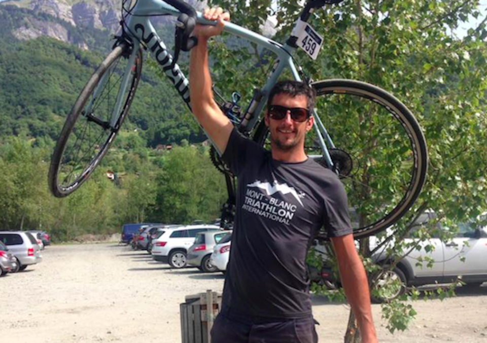 Marc Sutton, ciclista muerto a consecuencia del disparo de un cazador. Foto: Facebook.