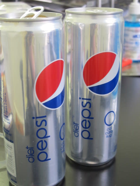 Diet Pepsi's new "skinny" cans