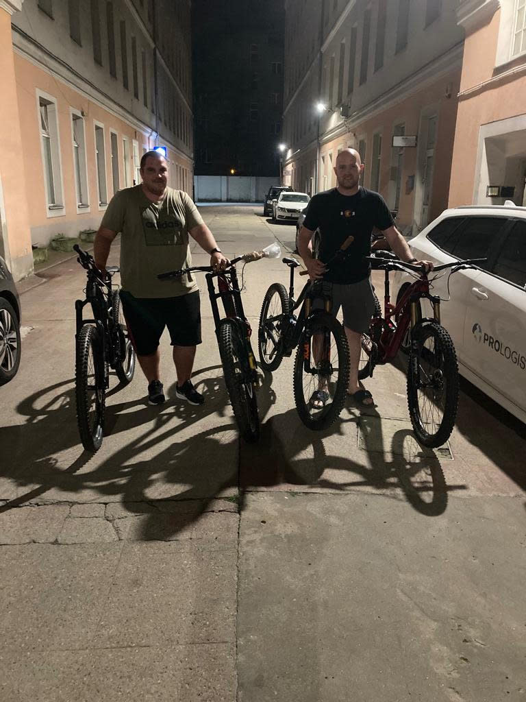 After a trip to Poland, the bikes were finally recovered. (Triangle)