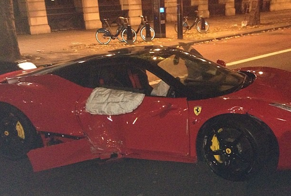 Lethal Bizzle Ferrari smash 