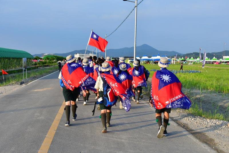 在南韓舉行的世界童子軍大會頻傳負面消息，中華民國童軍總會決定撤離。（翻攝自中華民國童軍 Scouting in Taiwan ROC臉書）