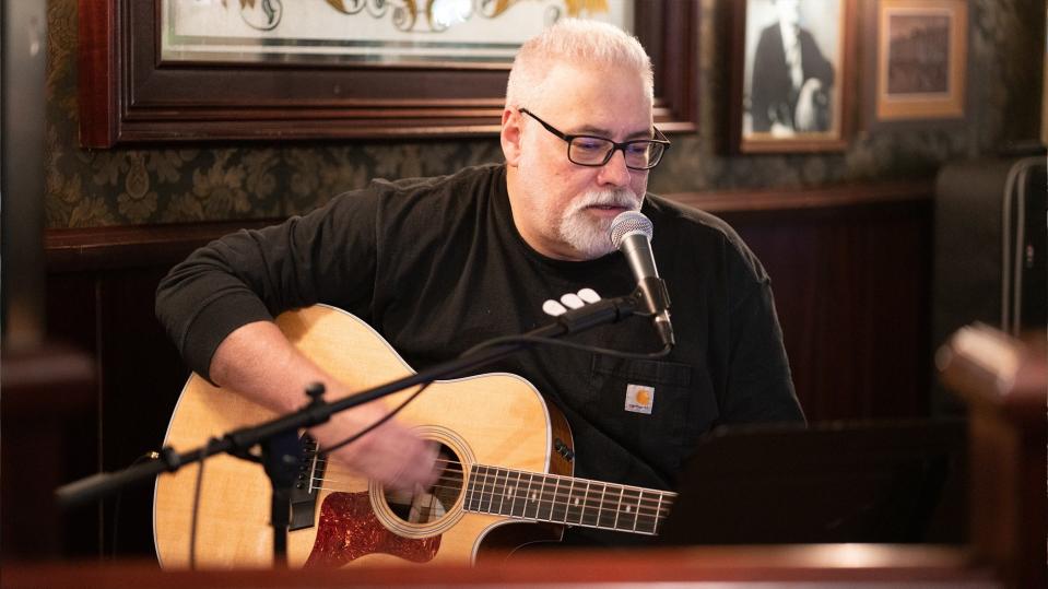 Guitarist/vocalist Bill Ouellette performs as part of the duo Real Imposters at multiple venues in the Mohawk Valley