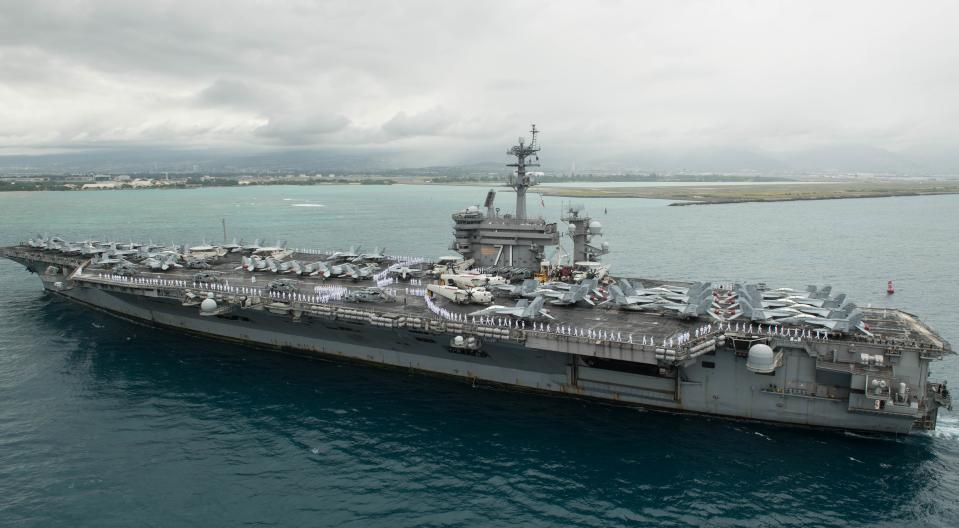 Aircraft carrier USS Theodore Roosevelt