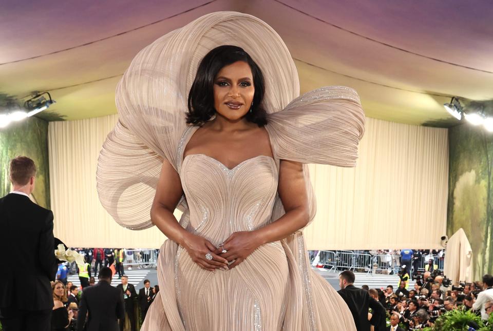 Mindy Kaling attends the 2024 Met Gala.