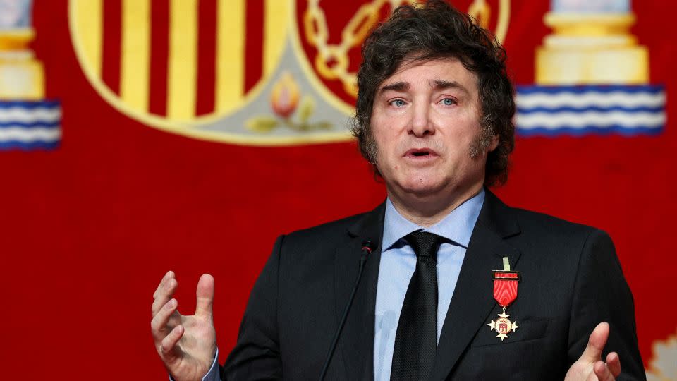 Argentina's president Javier Milei sacked the country's undersecretary of sport. - Violeta Santos Moura/Reuters