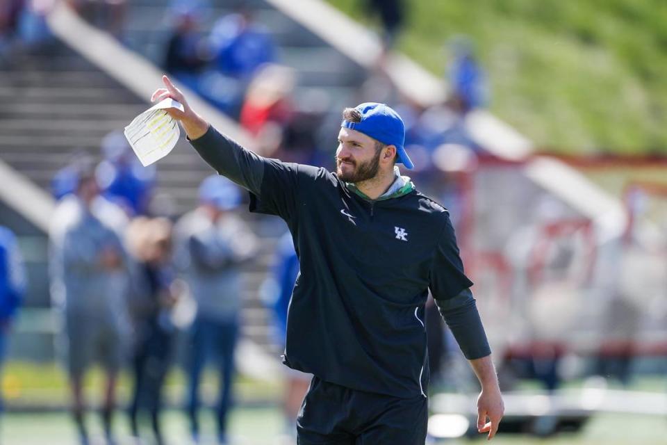 A former Kentucky Wildcats standout tight end and then an offensive quality control coach, C.J. Conrad was part of the UK football program from 2015 until he accepted the position as Eastern Kentucky University tight ends coach earlier this month.