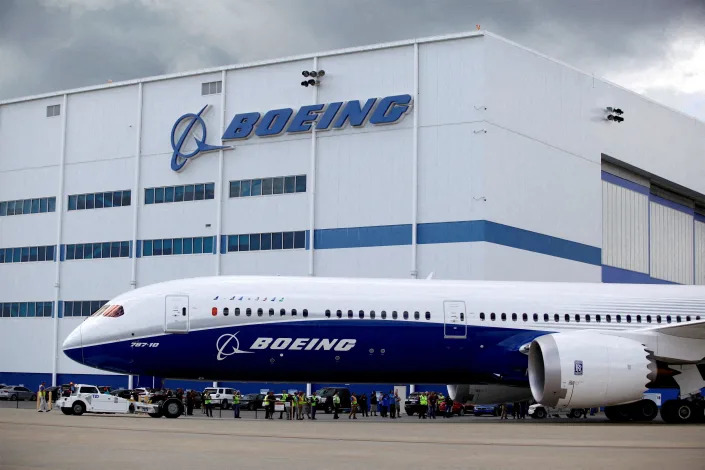 A Dreamliner at Boeing South Carolina in North Charleston in 2017.