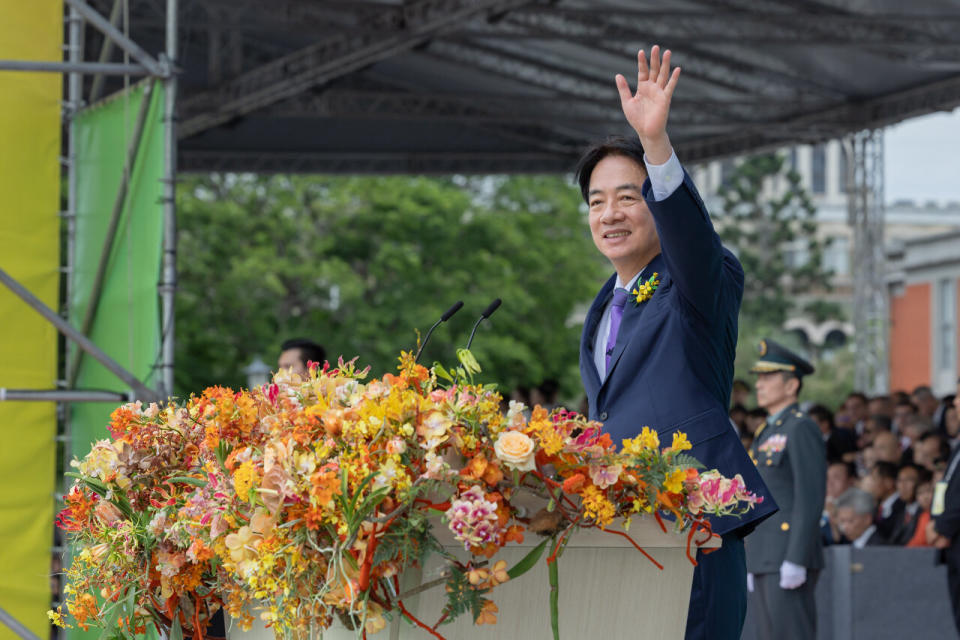 總統賴清德發表就職演說。(圖：總統府提供)