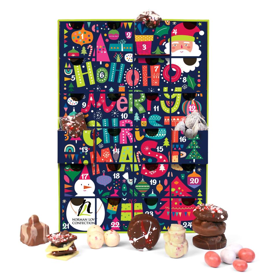 Norman Love Confections Advent calendars start at $50.