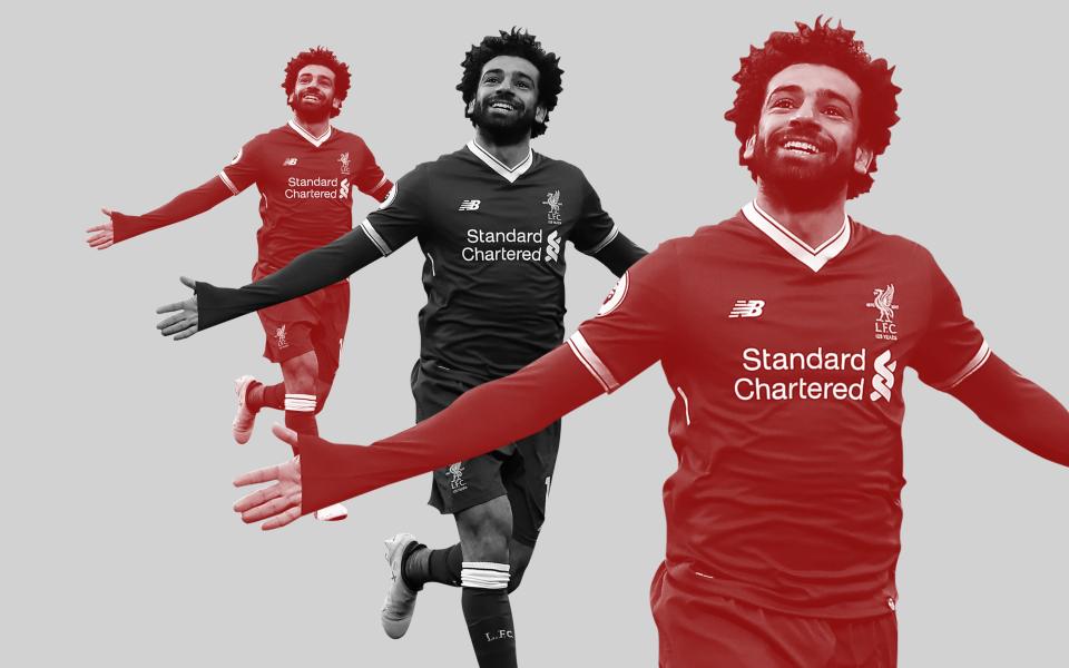Mohamed Salah needs three goals to equal the record for goals scored in a 38-game Premier League season - Telegraph