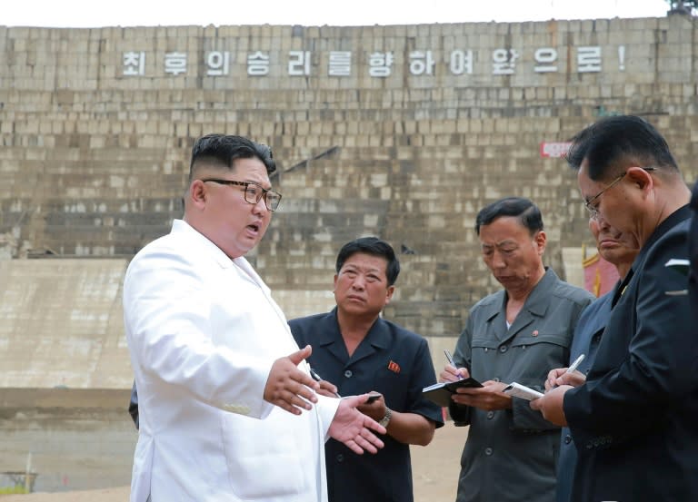 At the Orangchon power station, which is still only 70 percent complete, North Korean leader Kim Jong Un said he was "so appalled as to be left speechless", according to the North's official news agency KCNA