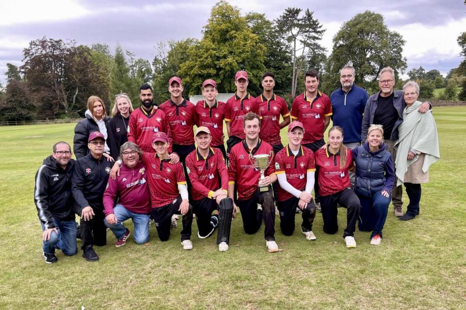 The winning Burghill, Tillington and Weobley side who won the Herefordshire T20 KO Cup <i>(Image: Submitted)</i>