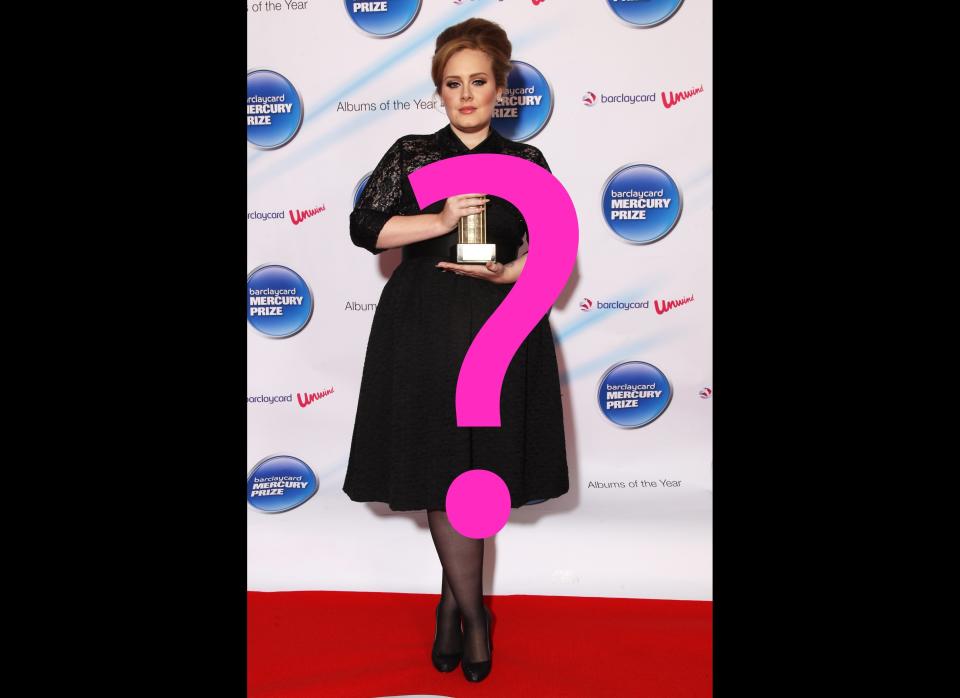 <a href="http://www.huffingtonpost.com/2011/12/20/adele-vogue-cover_n_1160402.html" target="_hplink">Could it be?</a>  (Getty photo)