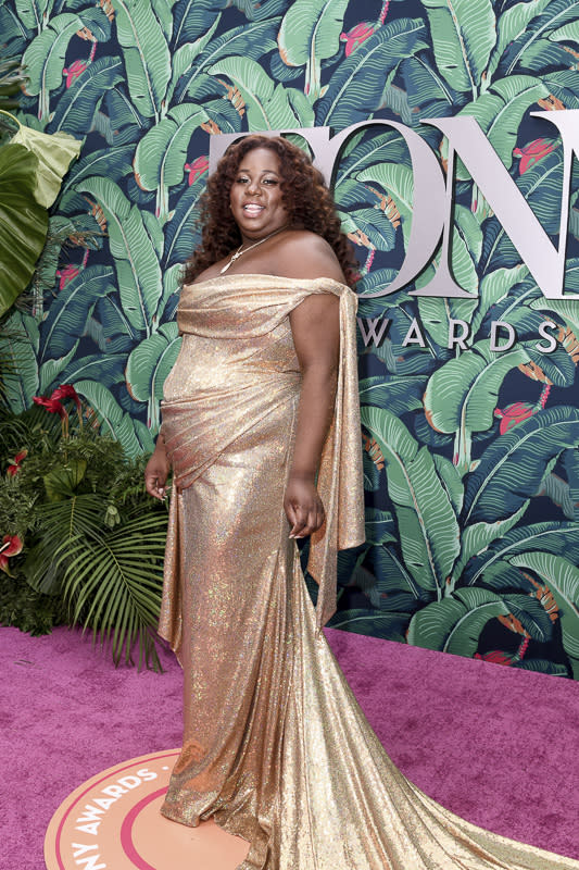 Alex Newell at the Tony Awards.