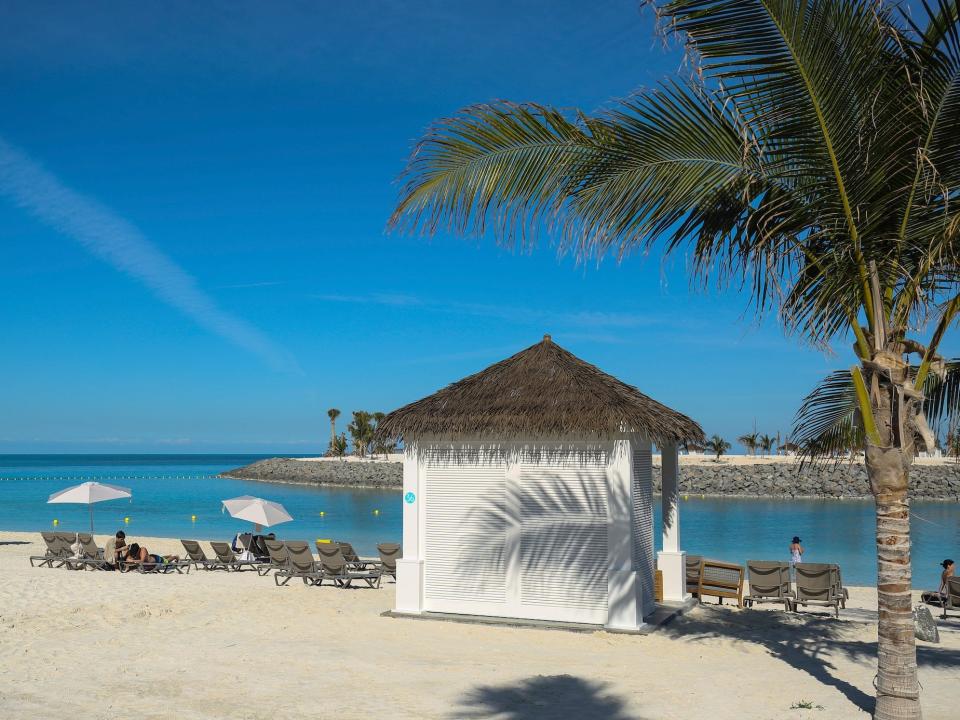 MSC Cruises' Ocean Cay's beach