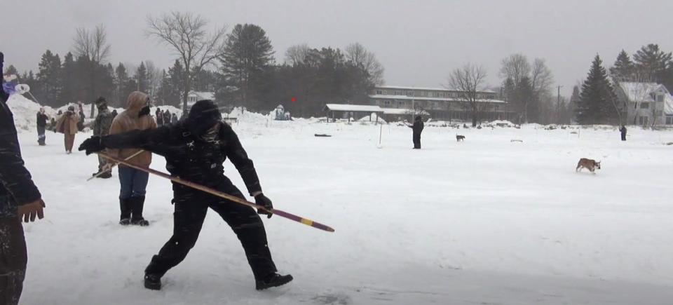 Indigenous peoples gathered on Madeline Island in Wisconsin during the winter of 2022 to play the Ojibwe "Winter Games" for the first time in more than 150 years.