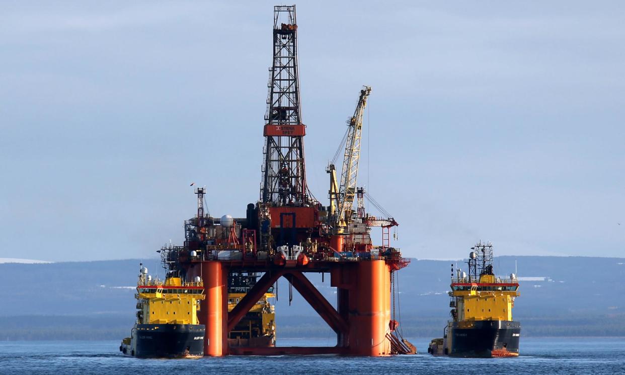 <span>An oil rig near Invergordon off the Highlands of Scotland. BP hopes the deal with Nasa will advance plans to drill for oil and gas.</span><span>Photograph: Andrew Milligan/PA</span>