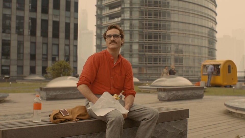 Joaquin Phoenix as Theo in Her