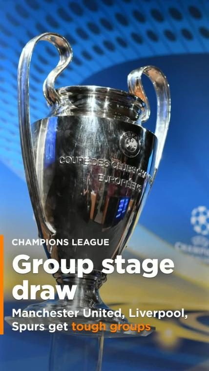 Champions League group stage draw announced