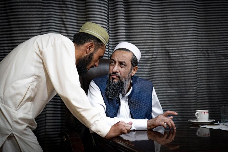 Maulana Hamid Ul-Haq is proud of the connections the Haqqania seminary has with the Taliban (Bel Trew)