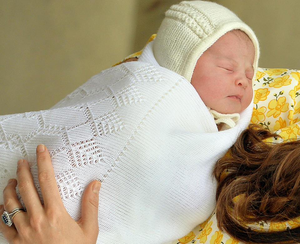 Princess Charlotte when she was born back in 2015. Photo: Getty Images