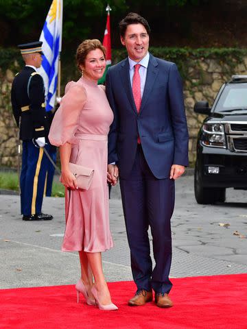 <p>FREDERIC J. BROWN/AFP via Getty</p> Sophie Grégoire, Justin Trudeau.