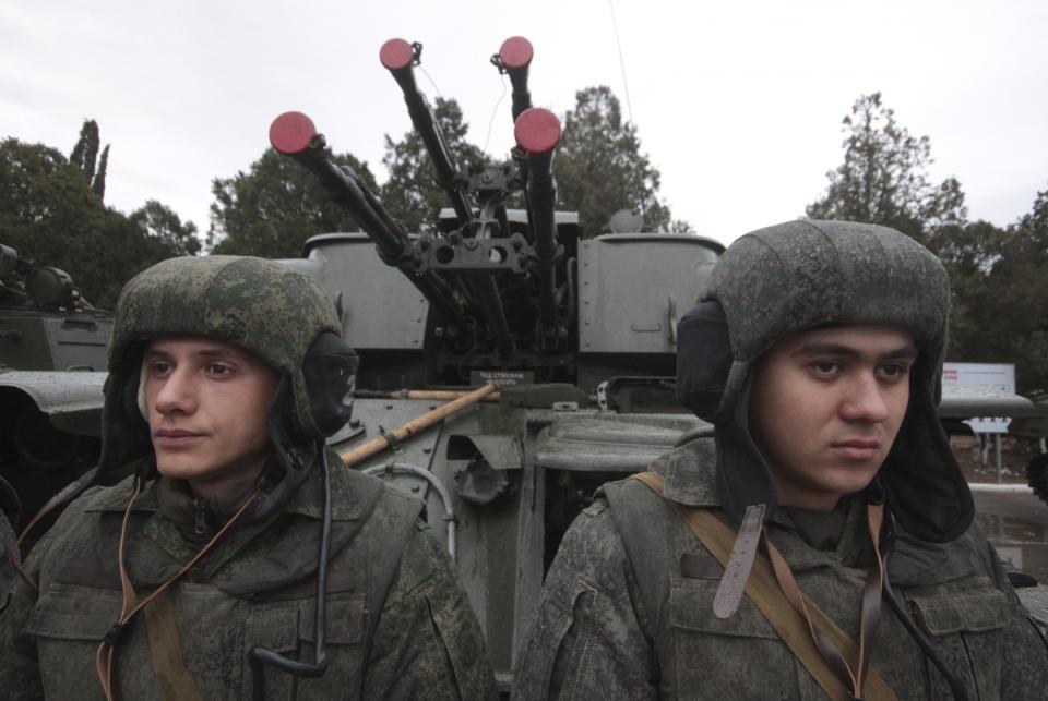 Russian marines deployed to Syria