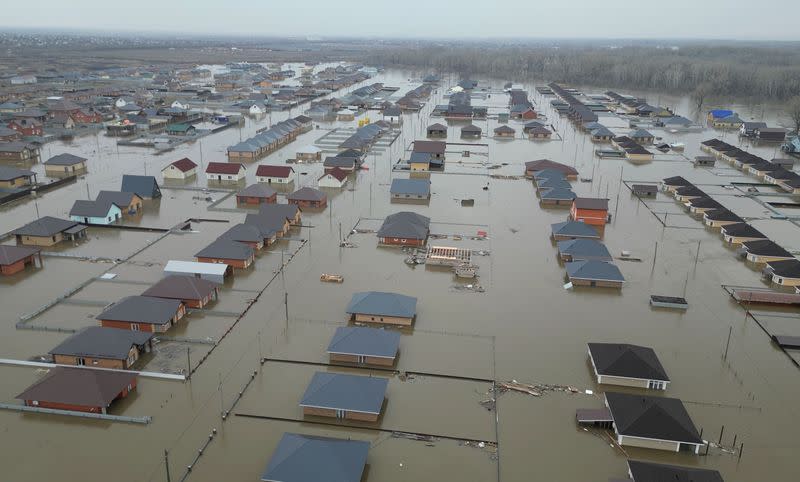 Flooding in Orenburg region