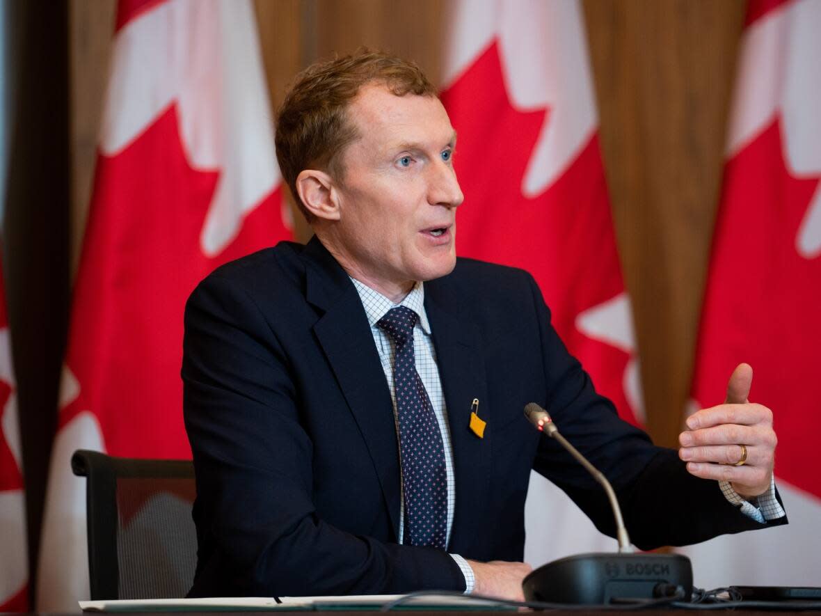 Immigration Minister Marc Miller says his government was compelled to bring back the visa requirement for Mexican travellers after a surge in bogus asylum claims flooded the immigration system and put a strain on the social supports refugee claimants draw on once in Canada. (Spencer Colby/The Canadian Press - image credit)